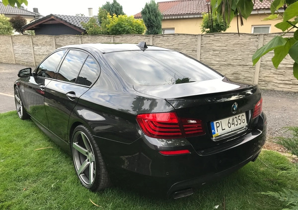 BMW Seria 5 cena 96500 przebieg: 188800, rok produkcji 2014 z Leszno małe 46